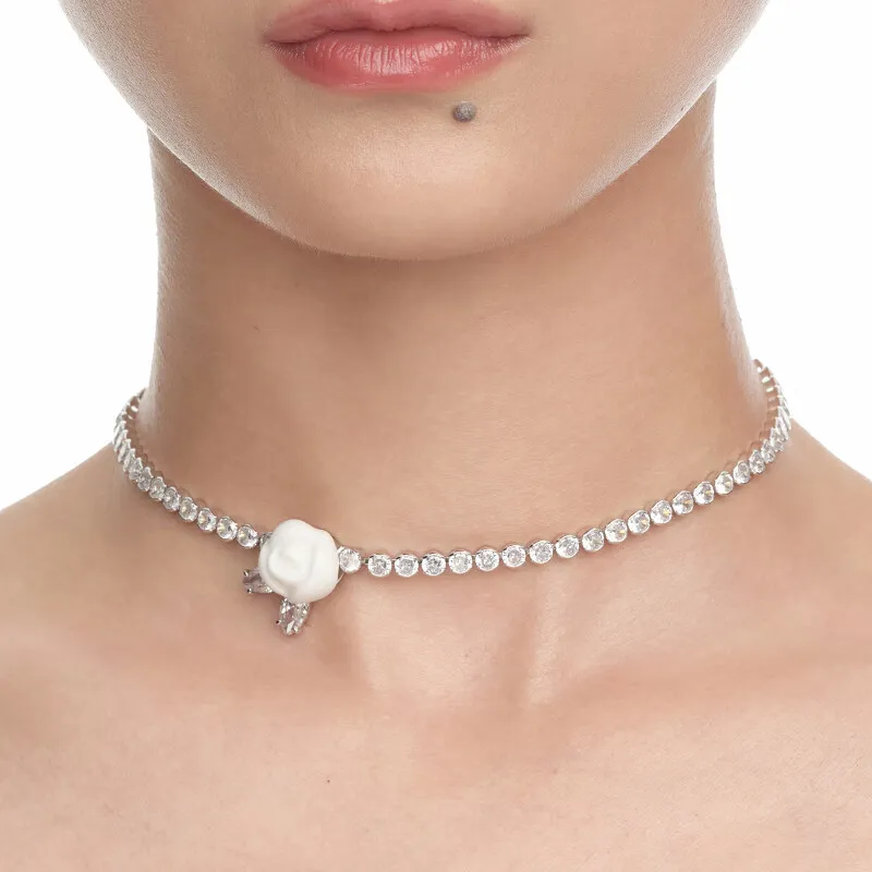 YVMIN Ceramic Collarbone Chain Unisex-2
