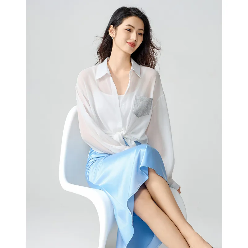 Love Elaine Shirt Women's White-1