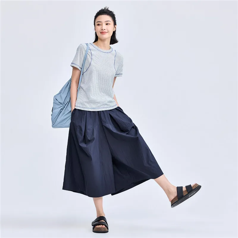 UNIQLO Casual Pants Women's Captain Blue-6