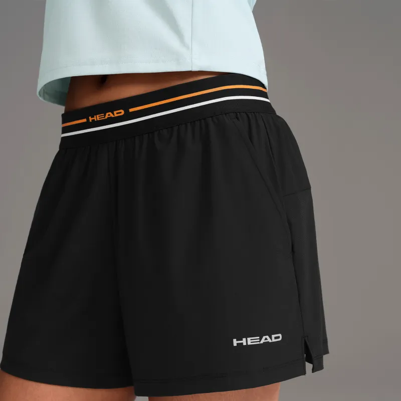 HEAD Sports Shorts Women's Black Solid Color-4