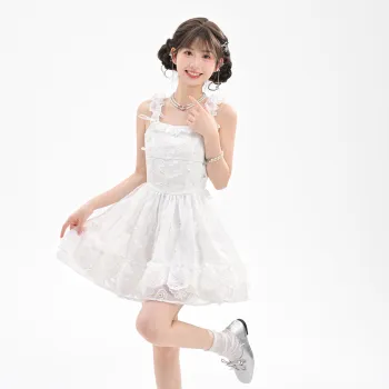 SNBL Slip Dresses Women's White