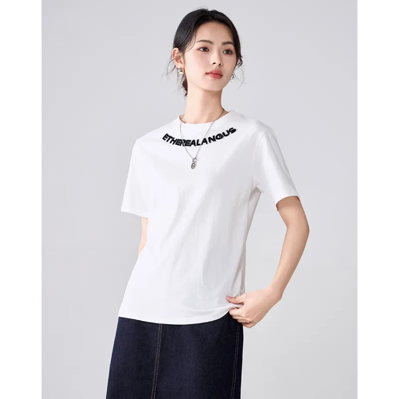 Love Elaine T Shirt Women's White-1
