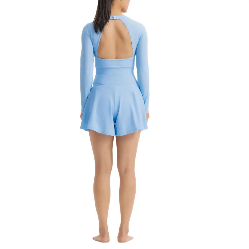 DECATHLON Swimming Shorts Women's Baltic Sea Blue-3