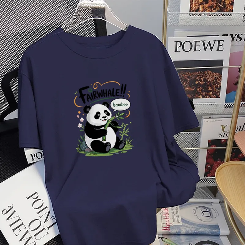 FAIRWHALE Drop Shoulder Sleeve T Shirt Women's-11