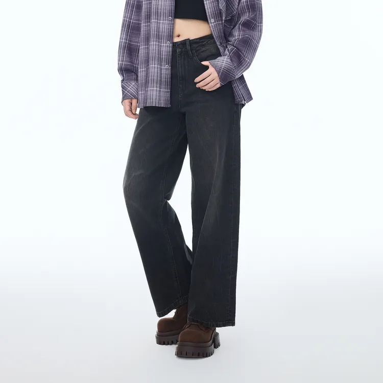 ABLE JEANS Women's Dark Meteorite Gray-4