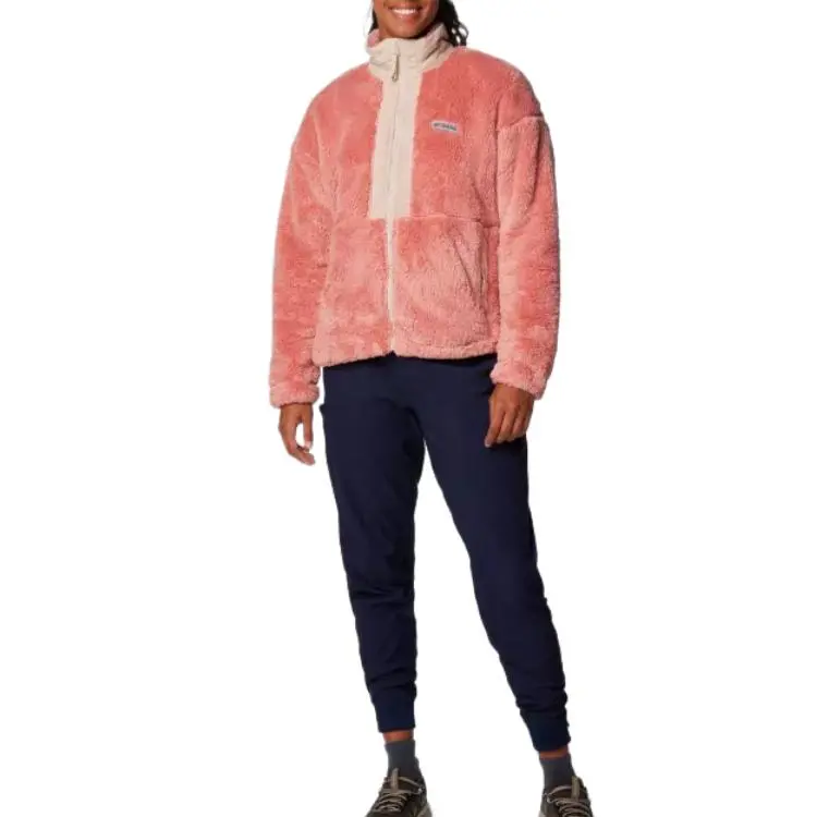 Columbia Boundless Sherpa Full Zip Velvet-feel Coat Women's Pink-4