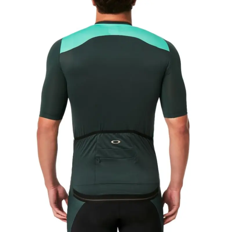 Oakley Endurance Mix Jersey Cycling Clothing Men's Dark Green-4