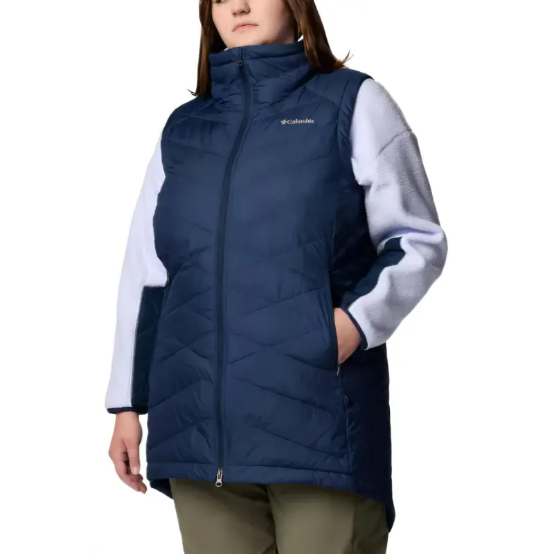 Columbia Heavenly 2Omni-Heat Omni-Shield Vest Women's Marine Blue-2