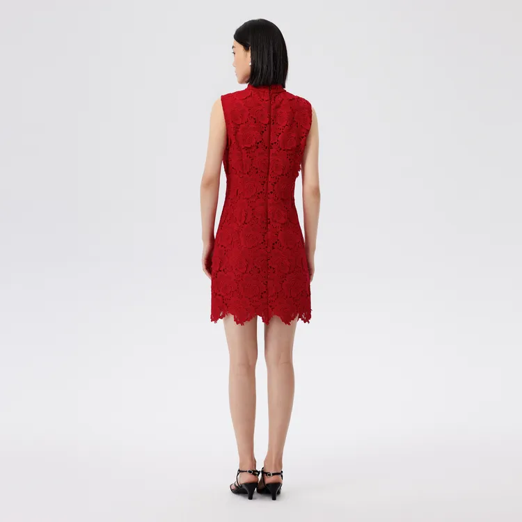 SHUIYUNJIAN Sleeveless Dress Women's Red-5