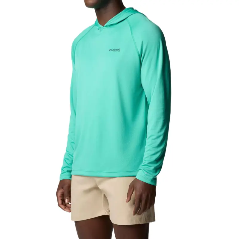 Columbia PFG Solar Stream Sweatshirt Men's Enamel Green-2