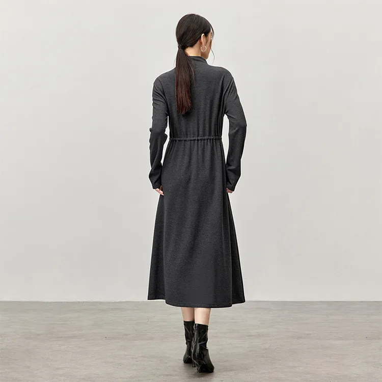 SENTUBILA Long Sleeved Dresses Women's-5