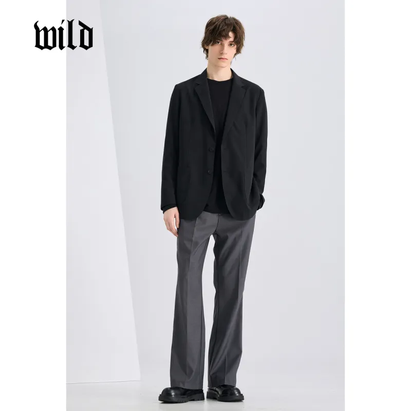 WILD LEADER Summer Business Suit Coat Men's-3