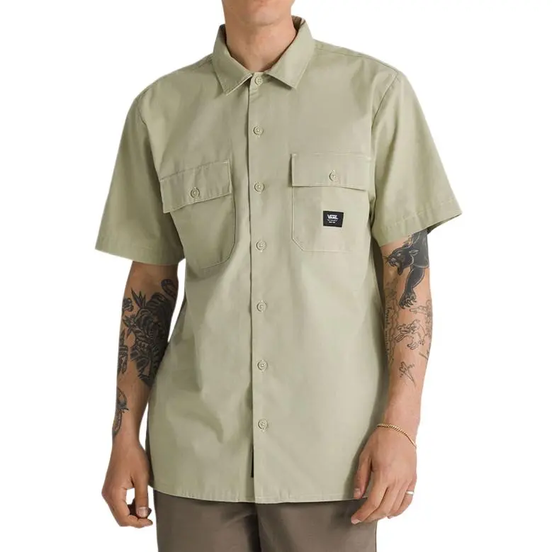 Vans Shirts Men Green-2
