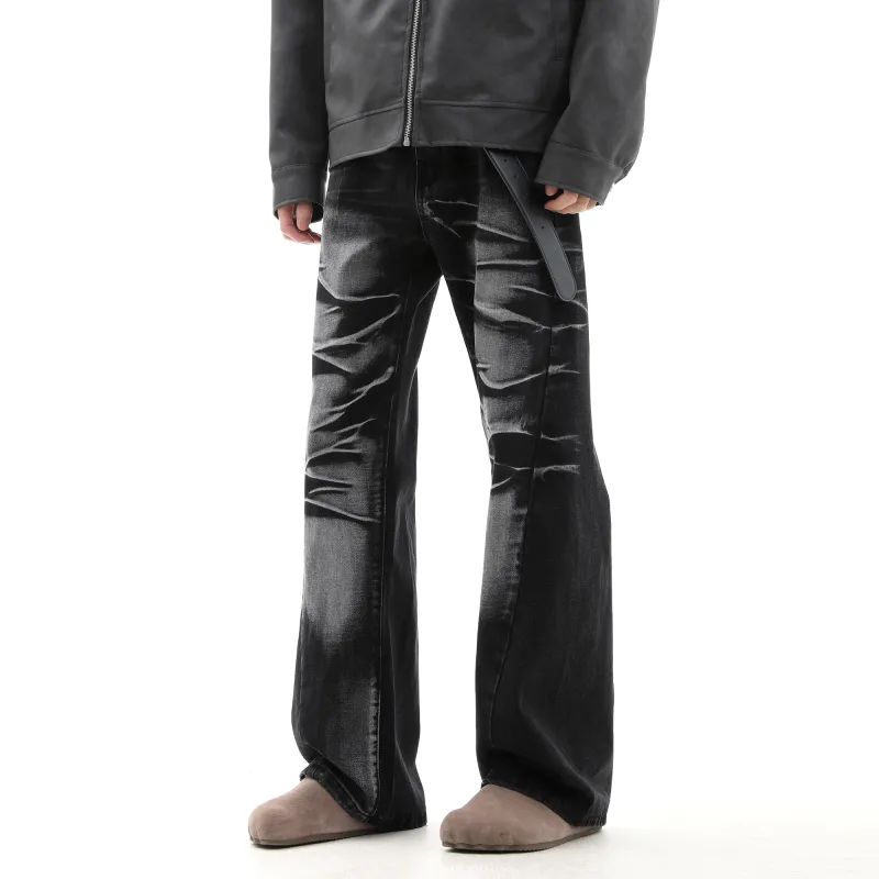 CUWU Jeans Unisex Black Gray Color-3