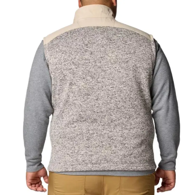 Columbia Sweater Weather Vest Men's Dark Ebony/Fossilized Stone-1