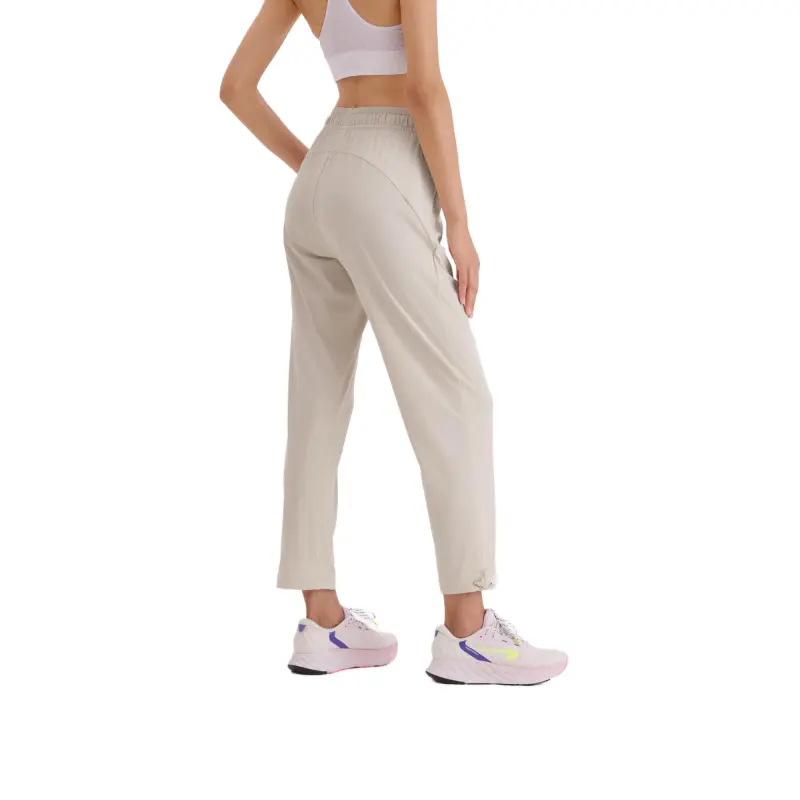 DECATHLON 500 Series Casual Pants Women's Light White Lime Gray-2
