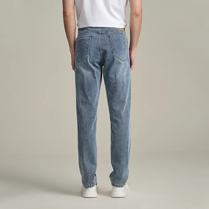 HLA Jeans Men Blue Gray Denim Gradient Light 07-3