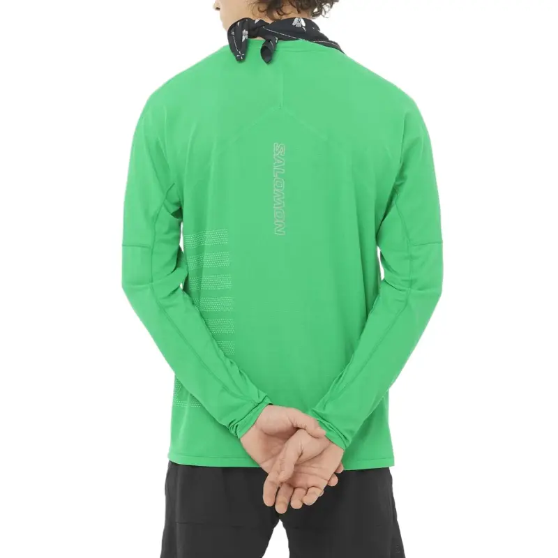 SALOMON SENSE AEROGRAPHIC T-Shirt Men's Green-2