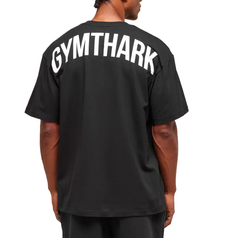 GYMSHARK T Shirts Men Black-1