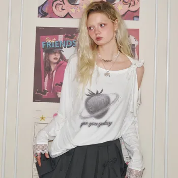 ELF SACK T Shirt Women's Lace White