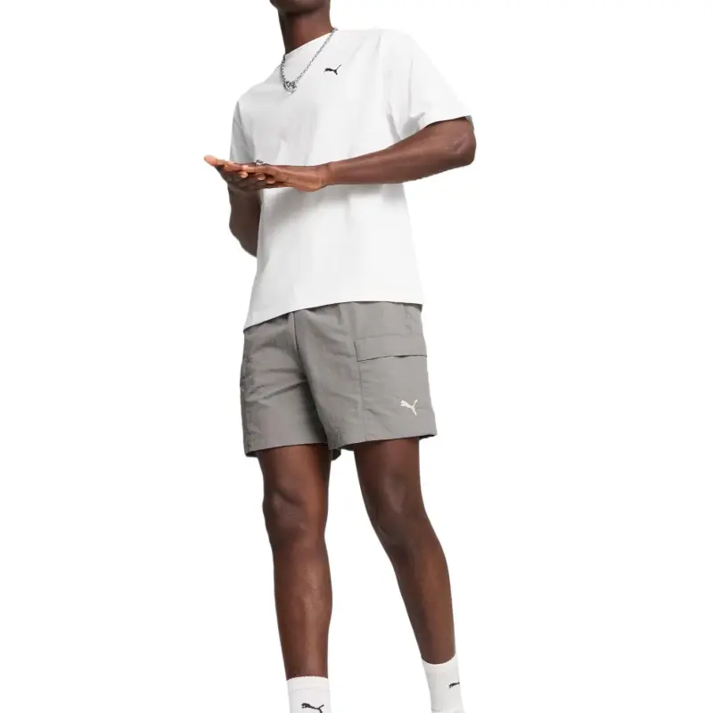 PUMA ESS Wardrobe Rela Cargo Shorts Men's Khaki-3