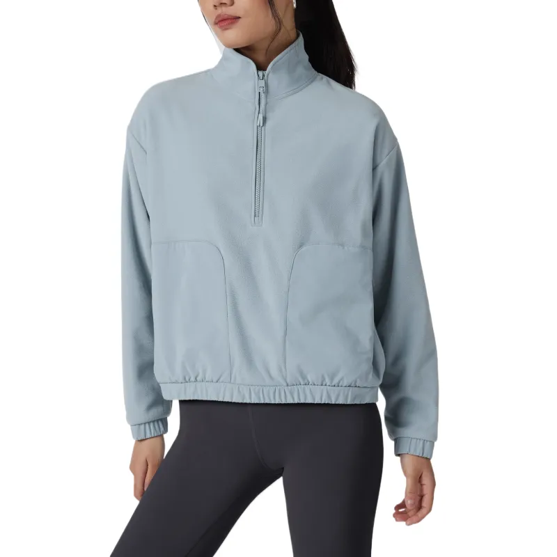 Vuori Shirts Women's Pink Blue/ChalkBlue-2