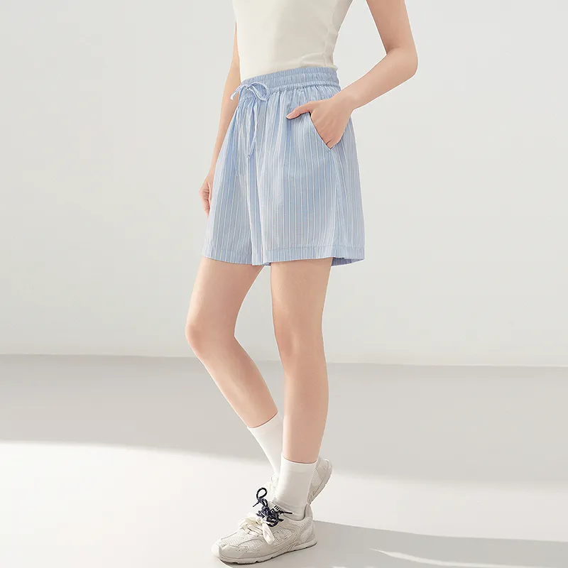 LEDIN Casual Shorts Women's Ice Dew Blue-5