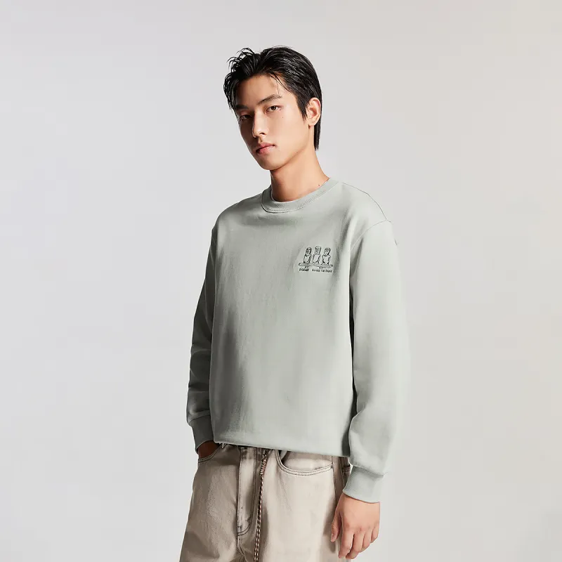 JACK JONES· Sweatshirt Unisex Gray Green-4
