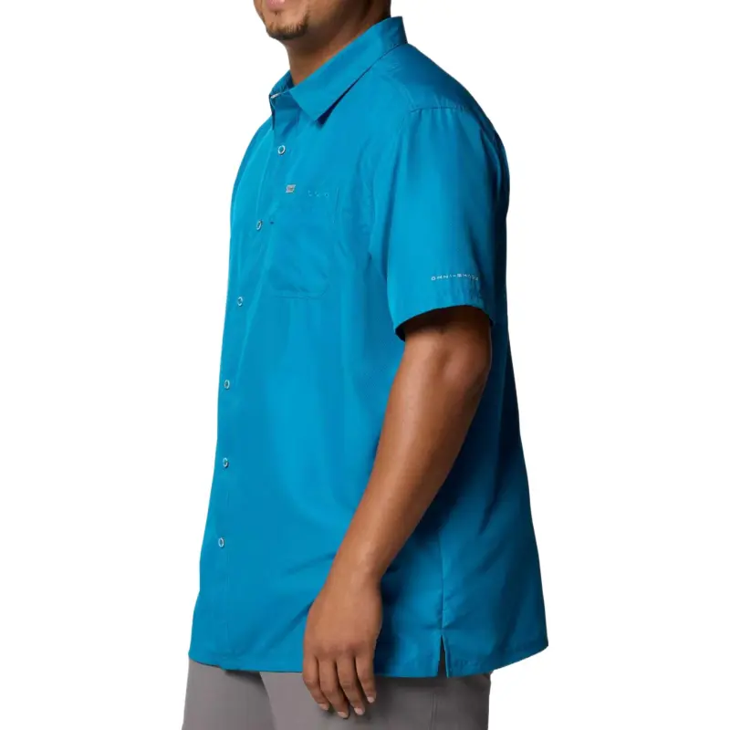 Columbia PFG Slack Tide Shirt Men's Blue Echo-2