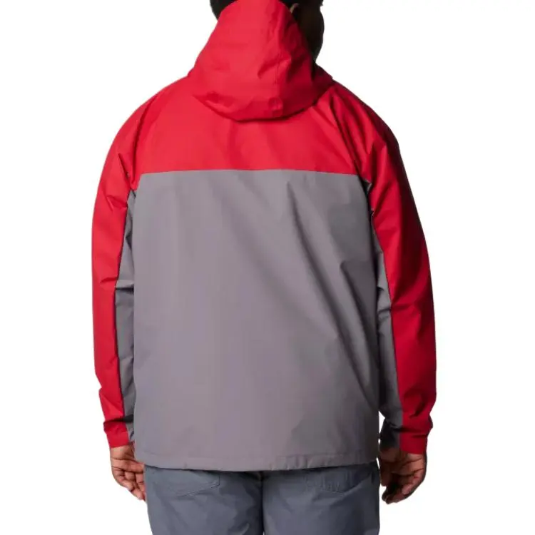 Columbia Collegiate Field Bound Jacket Men's Red Velvet/City Gray-1