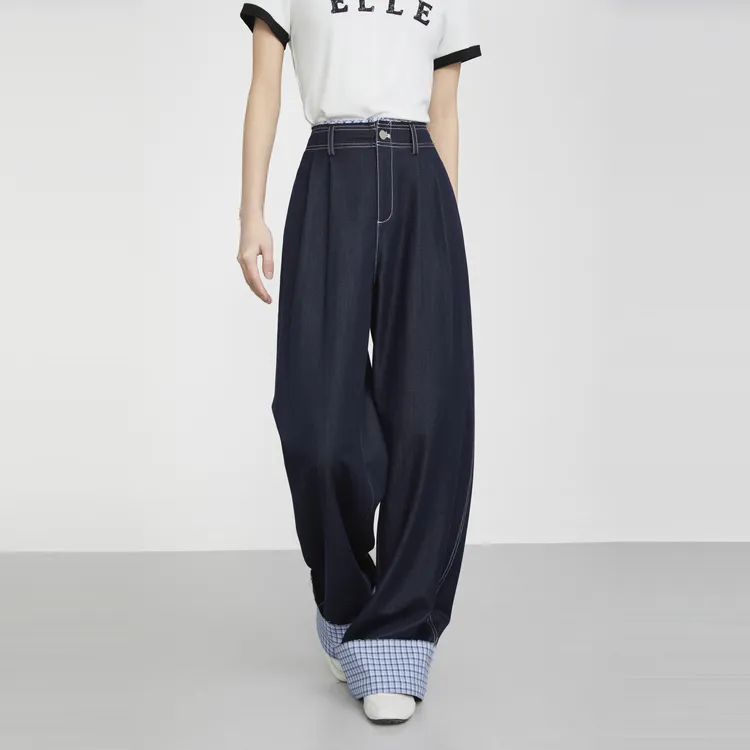 ELLE Jeans Women's Navy Blue-2