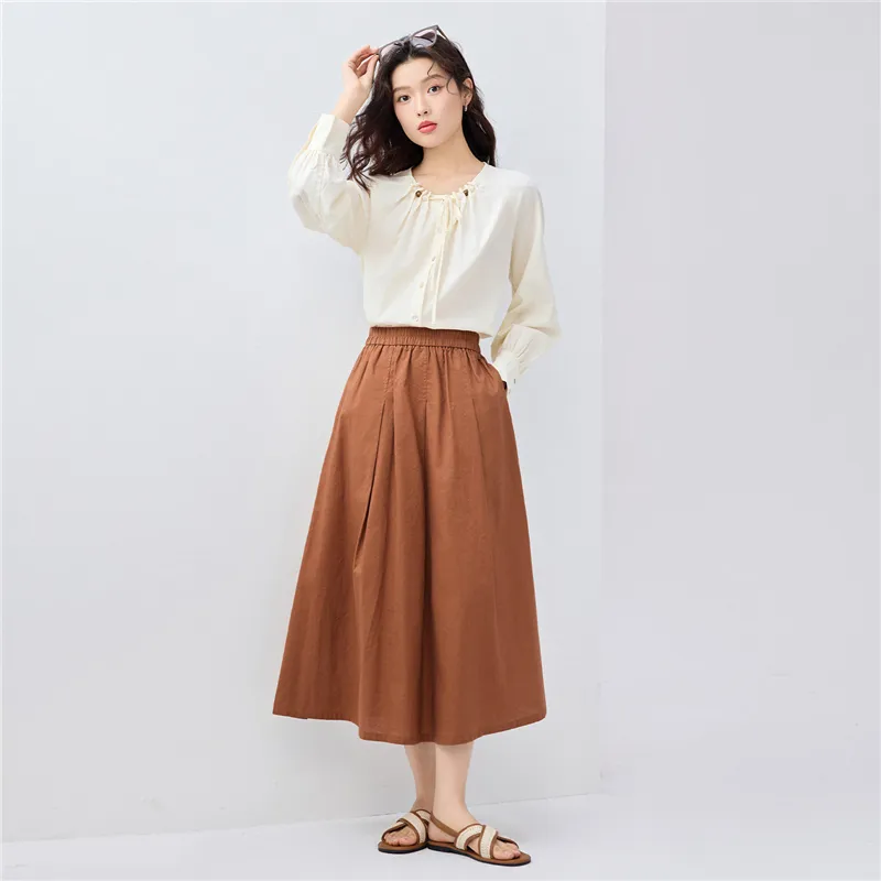 UNIQLO Casual Long Skirt Women's-11