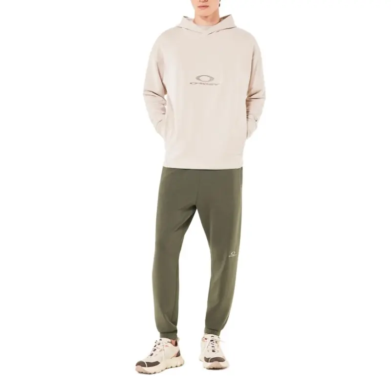 Oakley En New Retro Fleece Hoodie Sweatshirt Men's Ecru-6