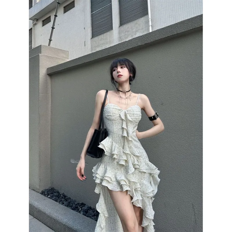 XIANSINIAO Slip Dresses Women's Image Color-1