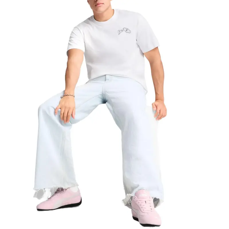 PUMA Playera Holgada Graphics PUMA Hotel Para Hombre-4