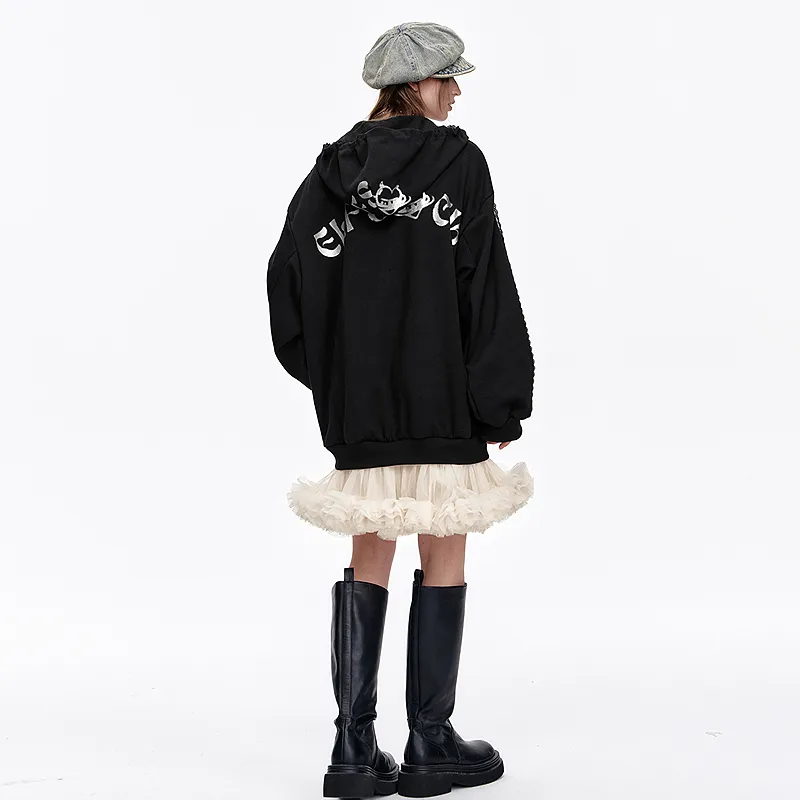 ELF SACK Long Sleeved Dress Women's Ballet Black-5