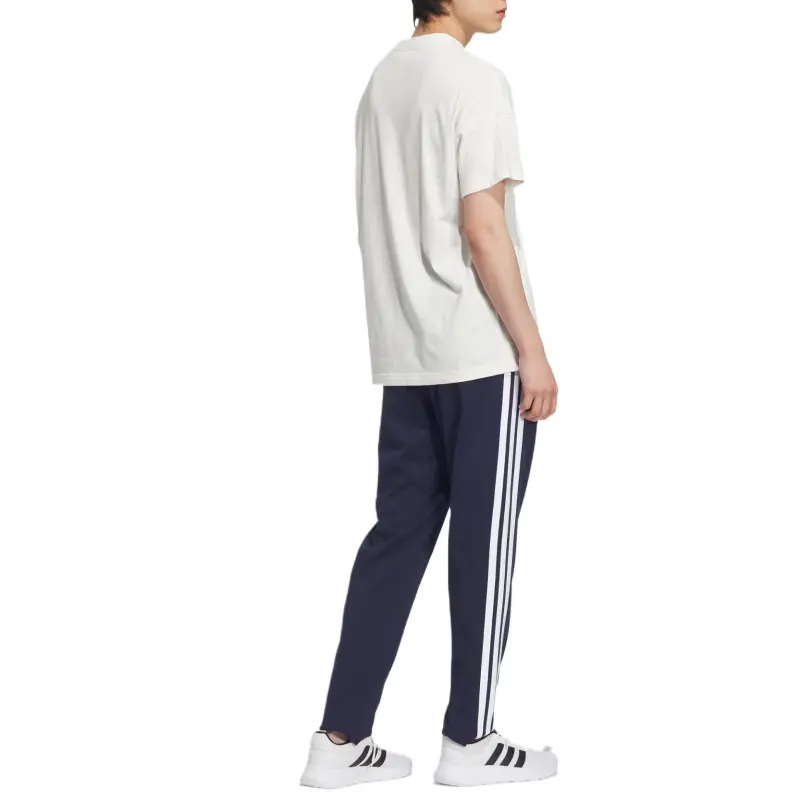 Adidas ESSENTIALS SINGLE JERSEY OPEN HEM Casual Pants Unisex Legend Ink/White-4