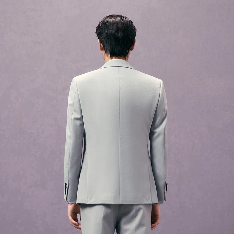 PEACEBIRD MEN Business Suit Men's Light Gray-2