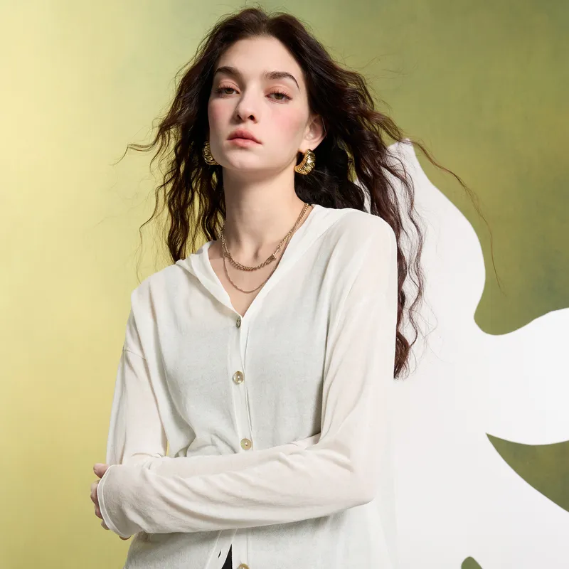 3COLOUR Sweater Women's Pearl White-3