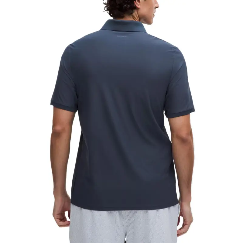 Lululemon UV Protective Striped Mesh Tennis Polo Shirt Men's-4