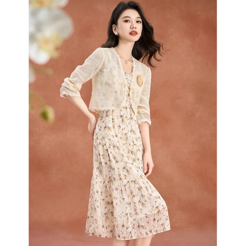 Mylan Spring, Summer, Fall Skirt Set Regular Women's-4