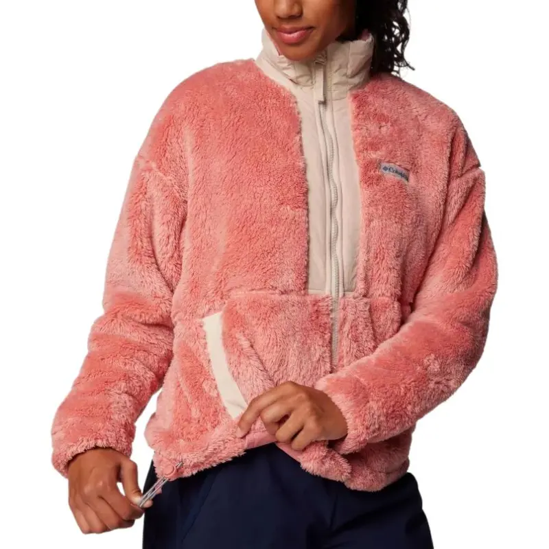 Columbia Boundless Sherpa Full Zip Velvet-feel Coat Women's Pink-2