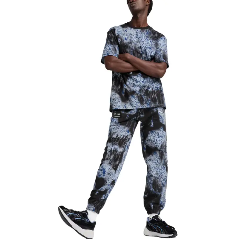 PUMA Bmw MmsAOP Casual Pants Men's Black-4
