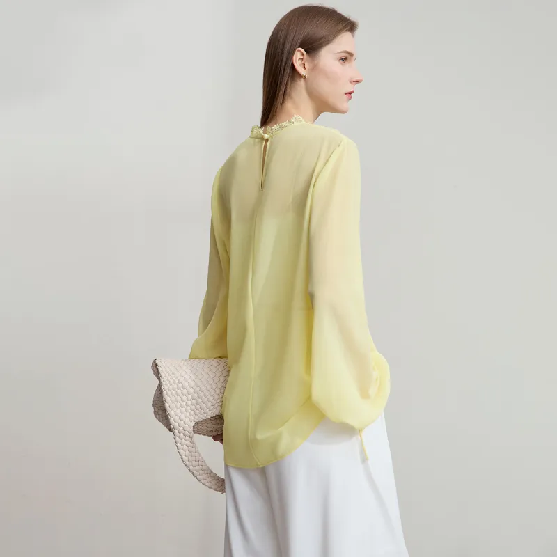AMII Chiffon Shirts Women's-5