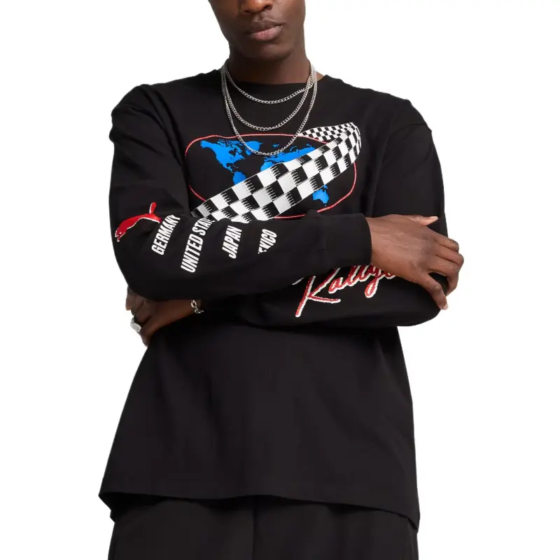 PUMA Moto T Shirts Men Black-2