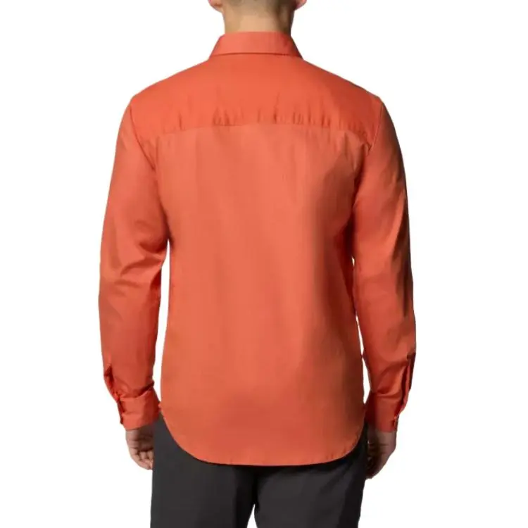 Columbia Landroamer Twill Long Sleeve Shirt Shirt Men's Orange-1