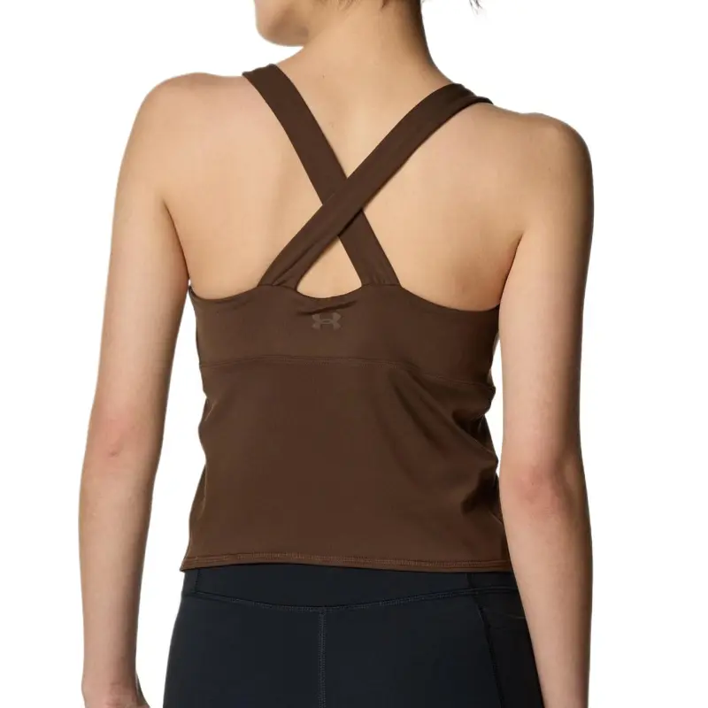 Under Armour Meridian Yoga Tank Top Women's Brown-1