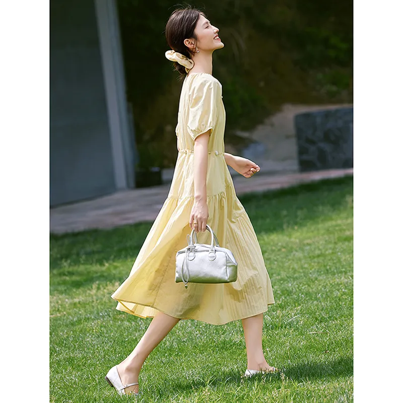 A Paradise For Awakening Short Sleeved Dress Women's-4