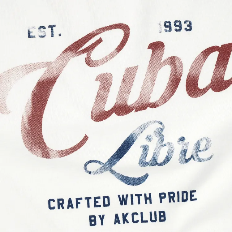 AKCLUB Free Cuba Series T Shirt Men's Ecru-4