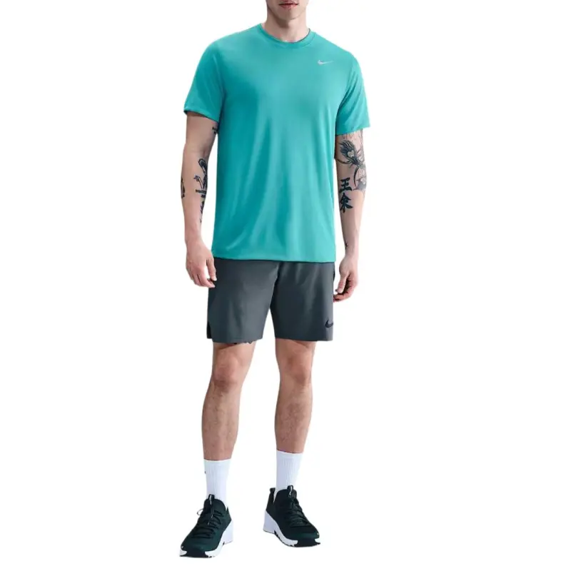 Nike Dri Fit SS25 T Shirt Men's Dark Cactus/Matte Silver-2